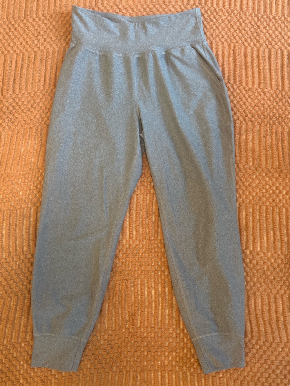 Gray High-Waisted Joggers